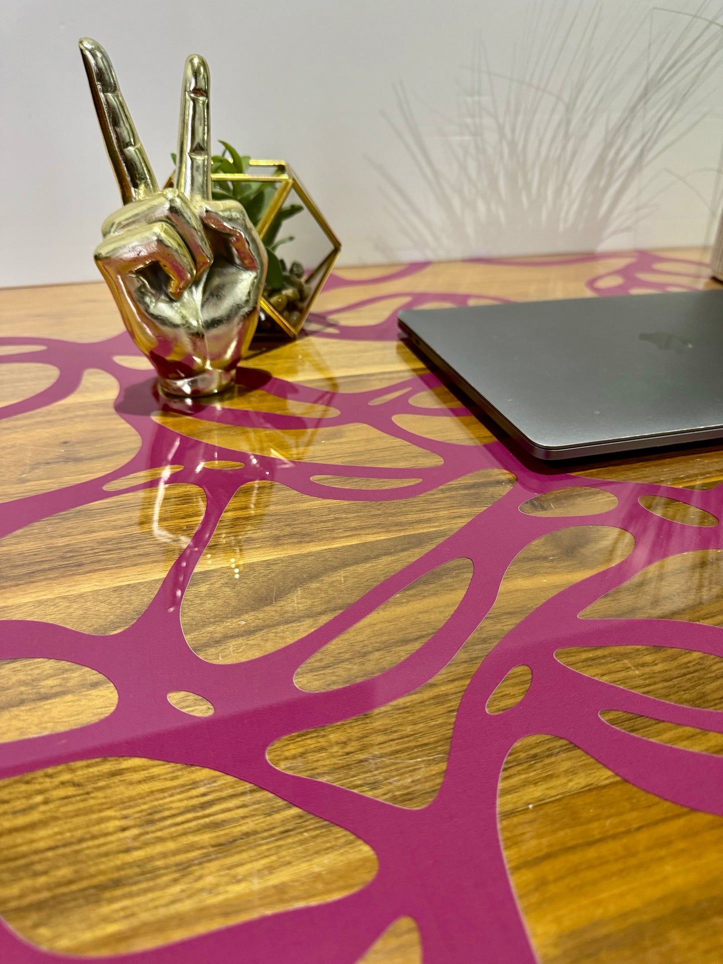 Pink Noise Acrylic Desk Topper