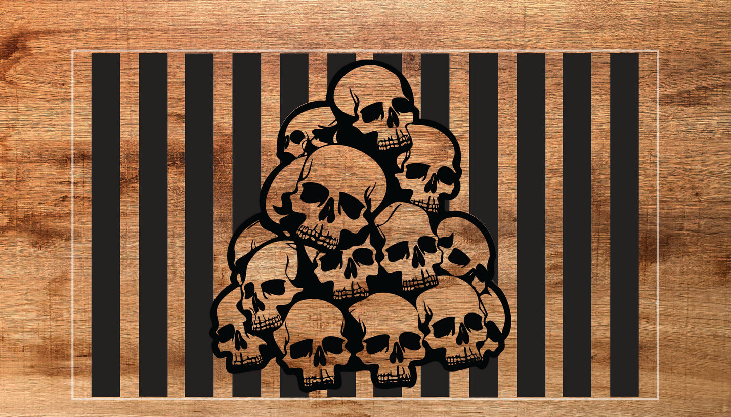 Skull Collector Acrylic Desktop Protector