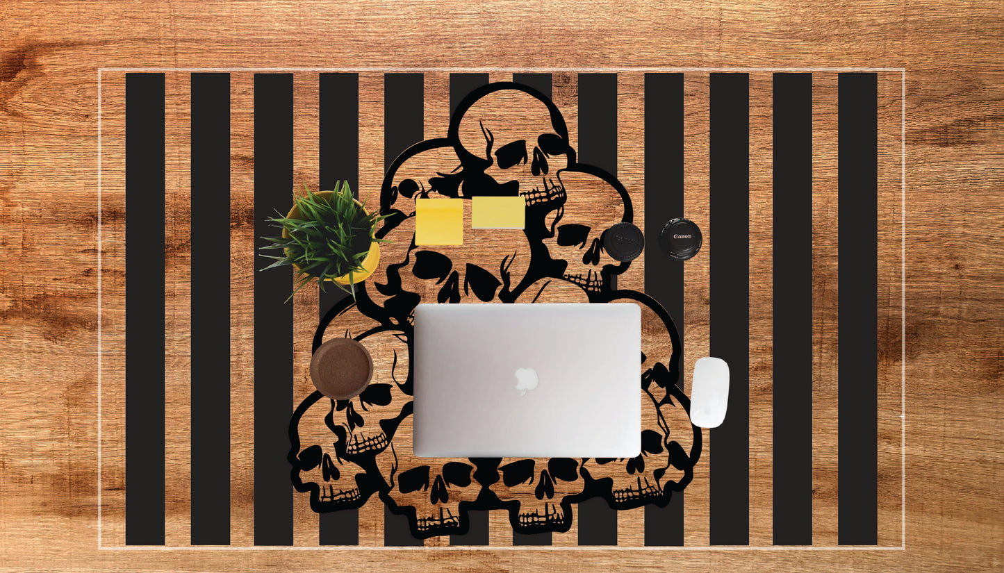 Skull Collector Acrylic Desktop Protector