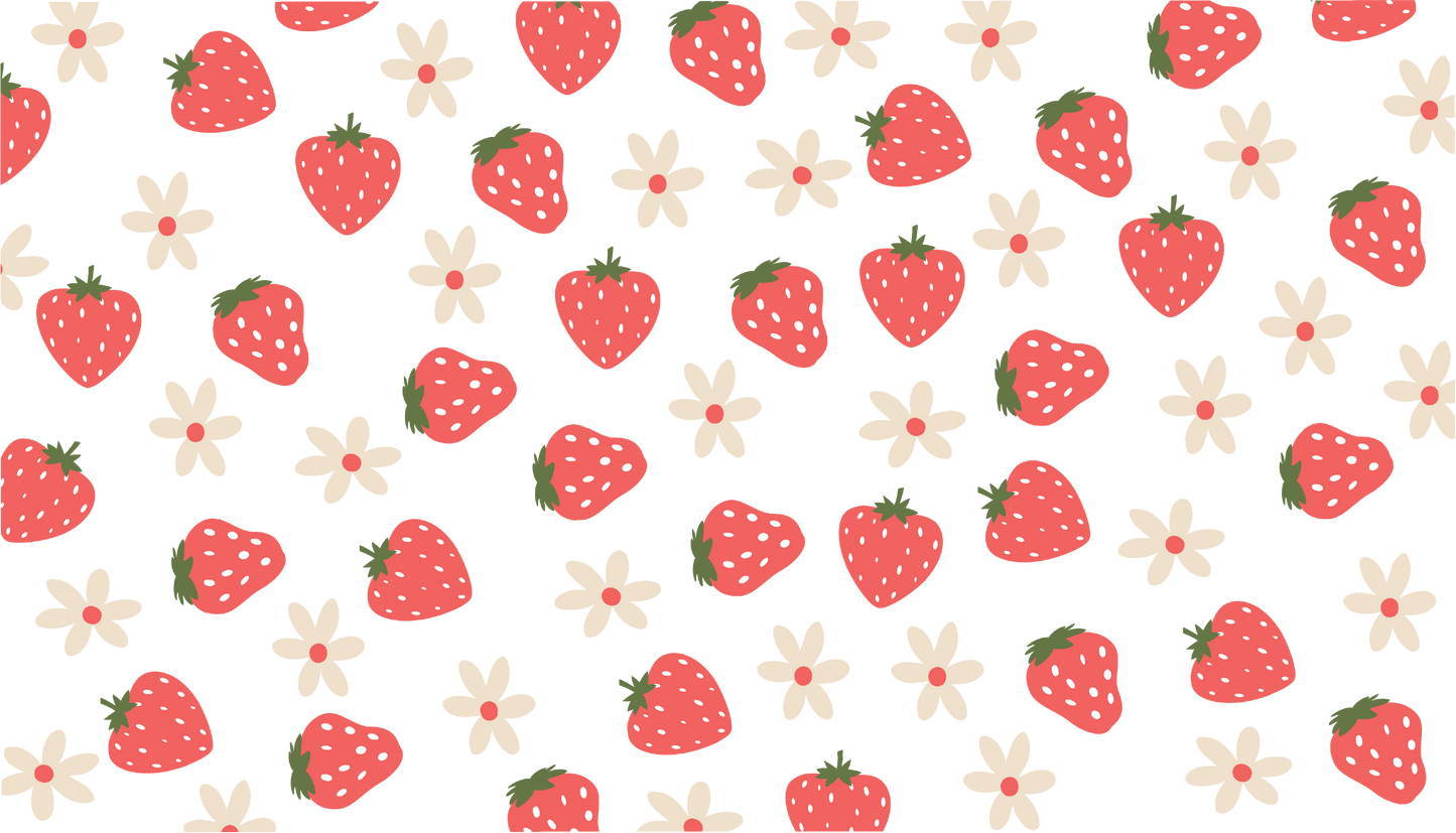 Strawberry Farm Acrylic Desktop Protector