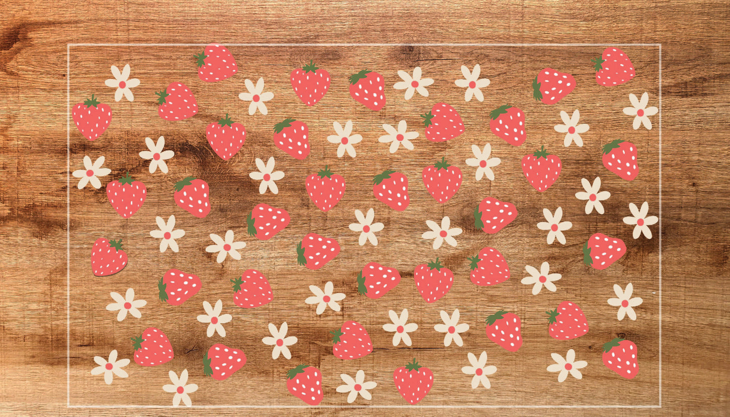 Strawberry Farm Acrylic Desktop Protector